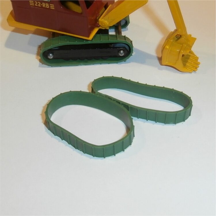 Matchbox Lesney Tracks Major Pack 4 a Ruston Bucyrus Pair of Green Treads