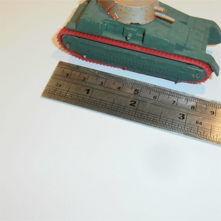 Dinky Toys 22f 80c 801 817 Early Army Tank Red Tracks Treads Pair