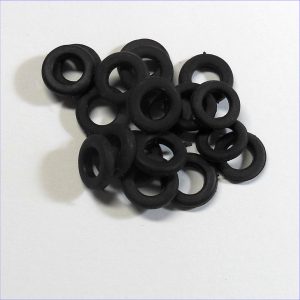 Tri-ang Minic 18mm Pressed Steel Hub Car Smooth Tyre Black Y058
