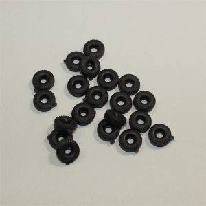 Triang Minic Motorways 10mm Early Issue Tyre to suit 3mm Wheel Hub Y121