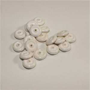 Tootsie Toys 14mm Rubber Wheel 3mm Wide White Tyre Y141