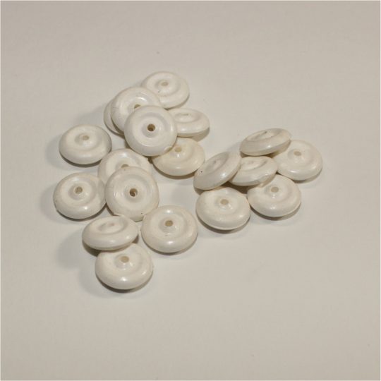 Tootsie Toys 14mm Rubber Wheel 3mm Wide White Tyre Y141