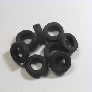 Britains Models 27mm Deetail Land Rover Jeep Hollow Tire Tyre Y147