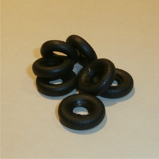 Dinky Toys 20mm Round Tread Black Y005