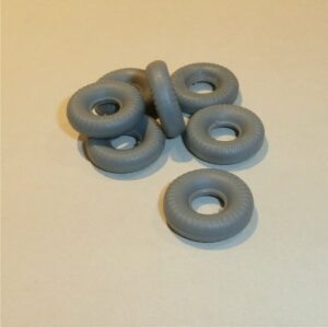 Dinky Toys 20mm Round Tread Supertoys Tyre Grey Y007