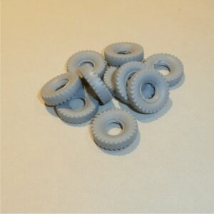 Dinky Toys 20mm Block Tread Supertoys Tyre Grey Y008