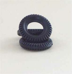 Corgi Toys Black Tire 12mm Early Small Mini Car Tyre Y014