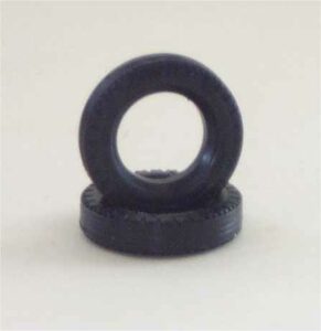 Corgi Toys 20mm Square Tread Tyre Black Y042