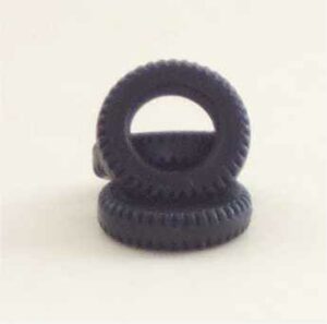 Dinky Toys 14mm Dunlop Tread Tyre Black Y045