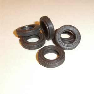 Matchbox Yesteryear 18mm Hollow Treaded Tire Black Y069