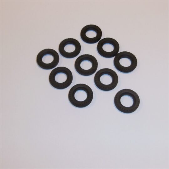 Corgi Toys Major Models Truck Tires Set of 10 Black Tyres Pack #20