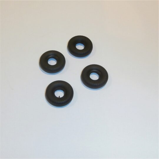 Dinky Toys 230 231 232 233 234 Tires Racing Cars 4 Black Supertoy Tyres Pack #53