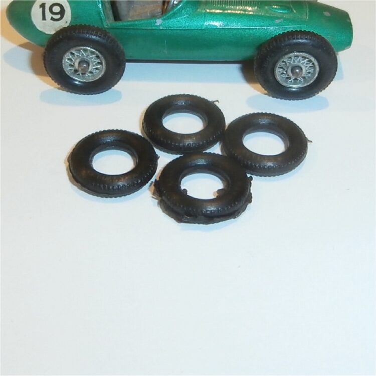 Matchbox Lesney 52a Maserati Tires Set of 4 Tyres 19 Aston 73 Ferrari Pack #68