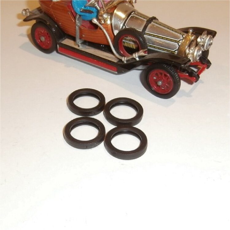 Corgi Toys 266 Chitty Chitty Bang Bang Set of 4 Tyres Pack #75