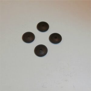 Dinky Toys Tires 35 Series Small Cars Black Solid Rubber Wheel Tyre Pack #100