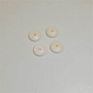 Dinky Toys Tires 35 Series Small Cars White Solid Rubber Wheel Tyre Pack #101