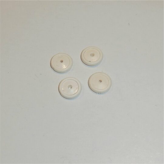 Dinky Toys Tires 35 Series Small Cars White Solid Rubber Wheel Tyre Pack #101