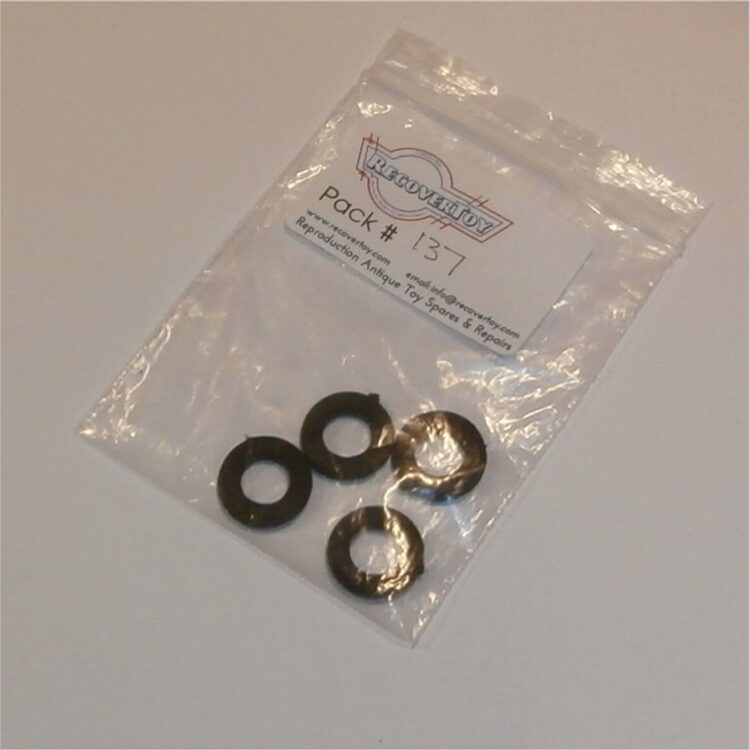 Tri-ang Minic Bus 20mm Smooth Tyre Pressed Hubs Pack #137