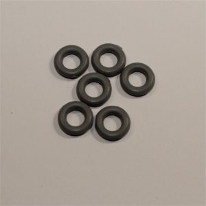 Matchbox 1 to 75 61 Alvis Stalwart 12mm Smooth Grey Tyre Set of 6 Pack #158