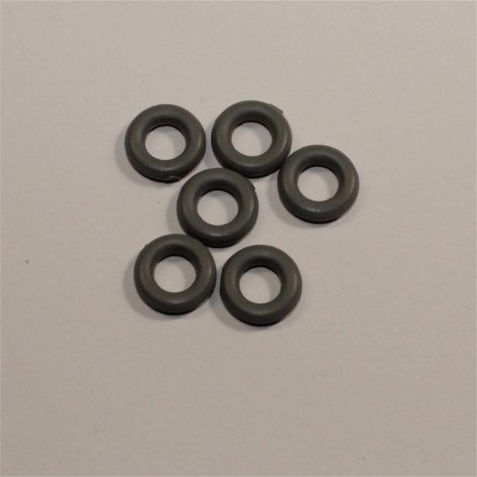 Matchbox 1 to 75 61 Alvis Stalwart 12mm Smooth Grey Tyre Set of 6 Pack #158